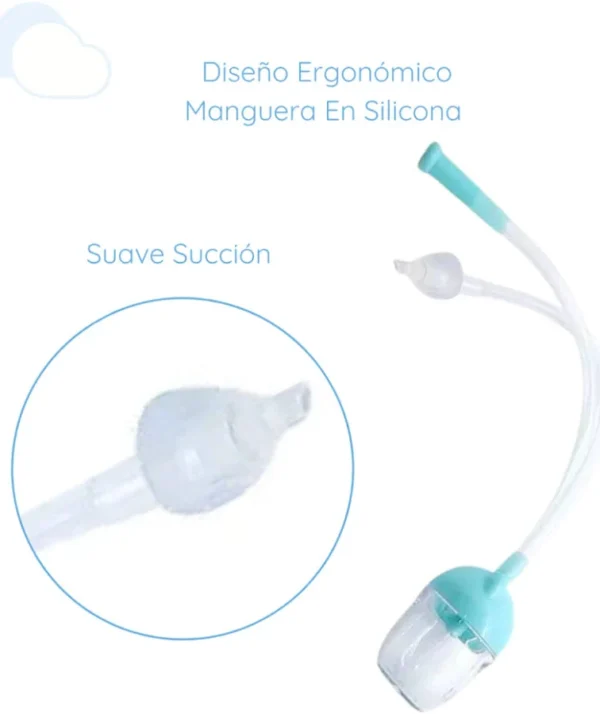 Aspirador nasal doble manguera blanco