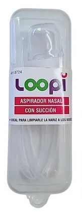 Aspirador nasal doble manguera blanco