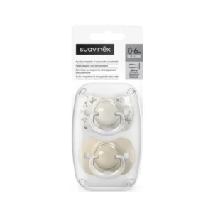 Suavinex chupete prints birdies fis beige 0-6m