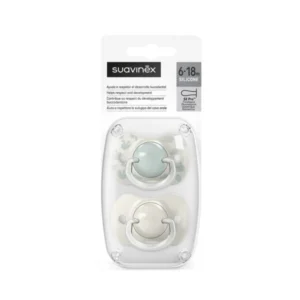 Suavinex chupete prints birdies fis verde 6-18m