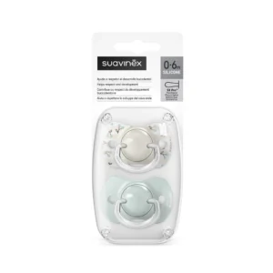 Suavinex chupete prints birdies fis verde 0-6m