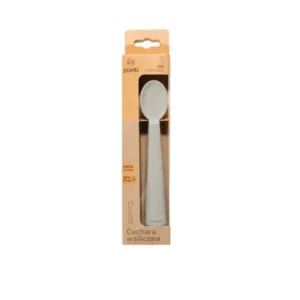 Cuchara silicona punti cool gray -