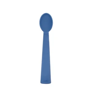Cuchara silicona punti ocean blue -