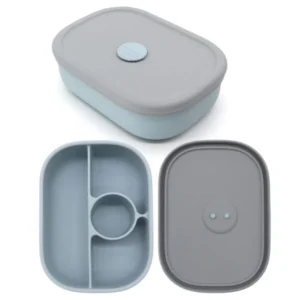 Lunchera silicona celeste nursimom -