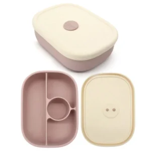 Lunchera silicona rosa nursimom -