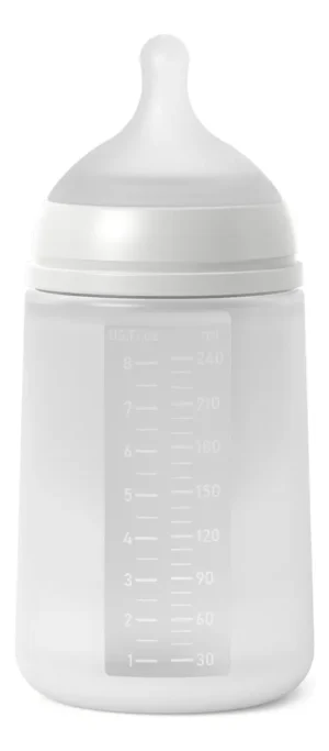 Suavinex mamadera colour essence 240ml silicona gris