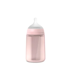 Suavinex mamadera colour essence 240ml silicona rosa