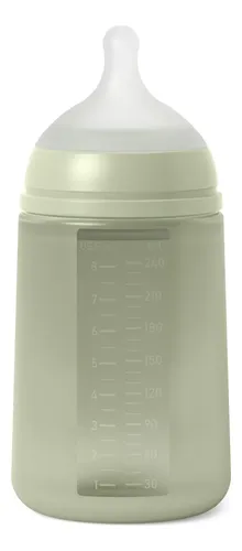 Suavinex mamadera colour essence 240ml silicona verde