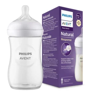 Mamadera natural response 1m+ 260ml lisa -