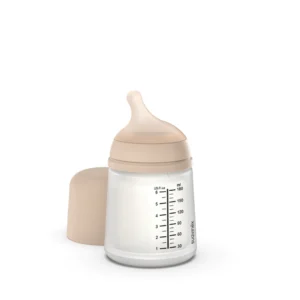 Suavinex mamadera anticólicos zero.zero 180ml beige