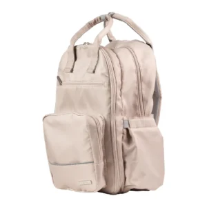 Mochila maternal praga greige/beige carestino