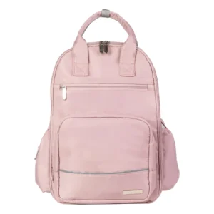 Mochila maternal praga  rosa malva carestino
