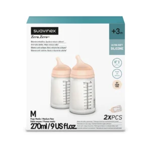 Suavinex pack 2 mamaderas zero.zero 270ml fair