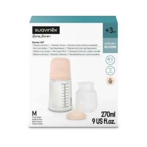 Suavinex pack mamadera zero.zero + tetina + bolsa fair 270ml
