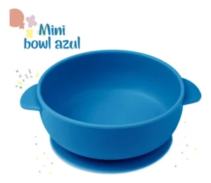 Plato silicona con sopapa azul krokus -