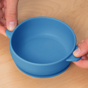Plato silicona con sopapa azul krokus -