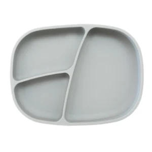 Plato de silicona y sopapa rectangular cool gray punti -