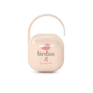 Suavinex portachupete prints birdies rosa
