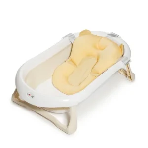 Red de baño acolchonada love beige -