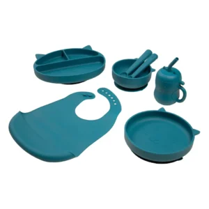 Set de alimentacion carestino azul petroleo -