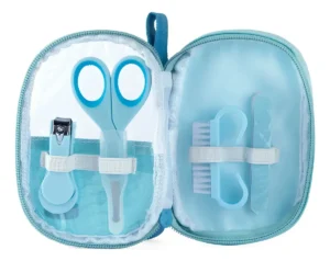 Set higiene manitos felices 4 en 1 chicco celeste -