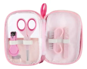 Set higiene manitos felices 4 en 1 chicco rosa -