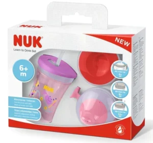 Set vasos evolution rosa nuk -