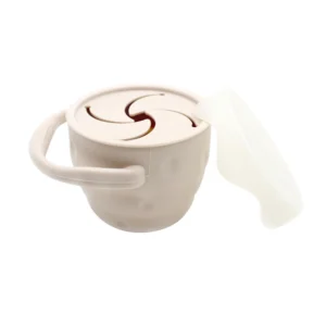 Taza para snacks beige nursimom -