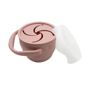 Taza para snacks rosa nursimom -