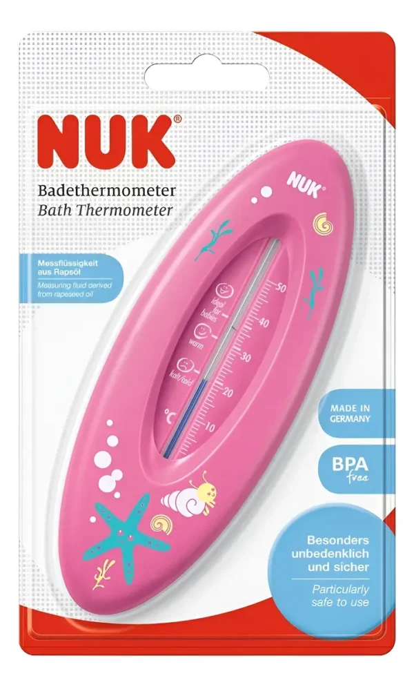 Termometro de baño rosa nuk -