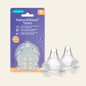 Tetina flujo medio x2 lansinoh -