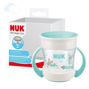 Vaso 360° 160ml verde/raton nuk