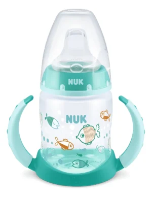Vaso de aprendizaje verde/pez 150ml nuk