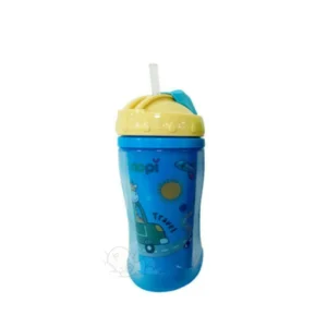 Vaso con sorbete loopi azul