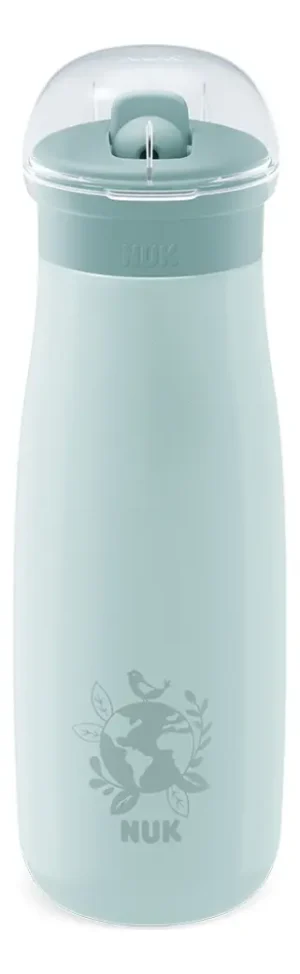 Vaso nuk mini-me flip con tapa 2en1 500ml acero inoxidable verde