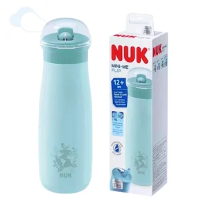 Vaso nuk mini-me flip con tapa 2en1 500ml acero inoxidable verde