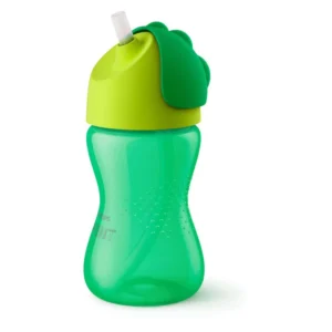 Vaso avent straw cup +12m 300ml verde