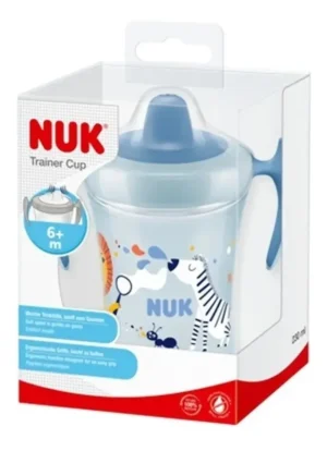 Vaso trainer cup 230ml cebra/celeste nuk