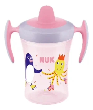 Vaso trainer cup 230ml pinguino/rosa nuk