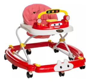 Andador mecedor love auto rojo