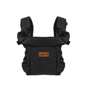 Mochila portabebe love 3 en 1 sin capucha negro