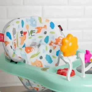 Andador musical love verde agua/gris