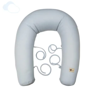 Almohadon de lactancia/gusanito celeste