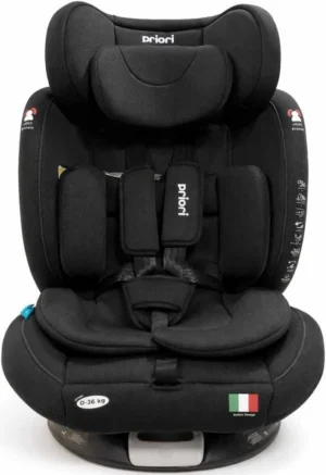 Butaca giro 360° 0-36 kg negro priori