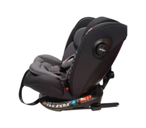 Butaca giro 360° 0-36 kg negro con gris priori