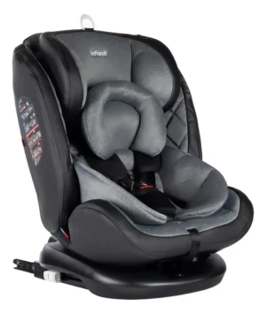 Butaca infanti 0-36kg giro 360 gris claro