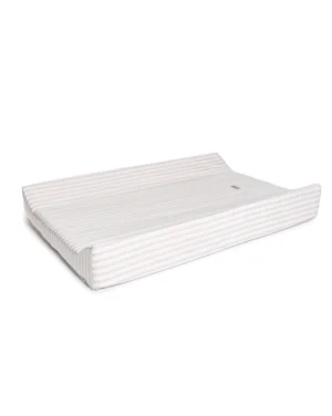 Cambiador antivuelco rayado beige