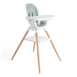 Silla de comer chestnut mist/verde