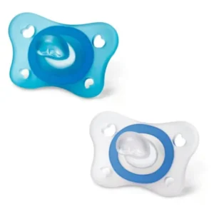 Chupetes mini physio forma azul x2