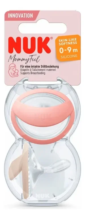 Chupete mommy feel rosa/beige  x2 0-9m -